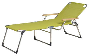 FIAM® Liegestuhl AMIGO 40+ Pistazien Grün mit Armlehnen/Eschenholz